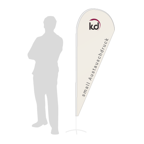 Beachflag Drop Austauschdruck | Small (210 cm) | einseitig bedruckt