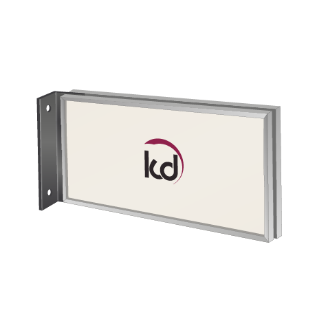 Fahnenschild | System Karlsruhe | 29,7 cm x 15 cm